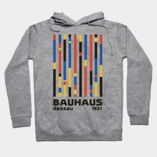 Bauhaus Dessau 1931 Modernist Minimal Homage Hoodie